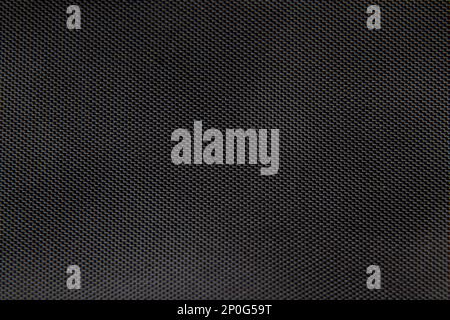 black pleated faux fabric as background Stock Photo