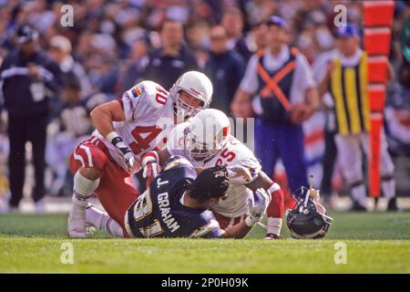 25 November 2001: Arizona Cardinals wide receiver Frank Sanders during a  National Football League game against the San Diego Chargers at Qualcomm  Stadium in San Diego, CA. (Photo by Matt A. Brown/Icon