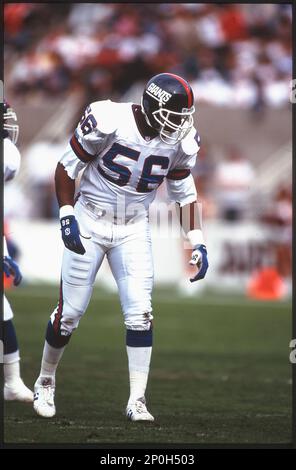 Lawrence Taylor New York Giants-56 during the 1987 Superbowl against the  Denver Broncos, Pasadena, CA. January 25, 1987 Stock Photo - Alamy