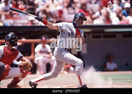 Oct 1986: Bill Buckner of the Boston Red Sox in action during the Red Sox  American League Championship Series game versus the California Angels at  Anaheim Stadium in Anaheim, CA. (Photo by