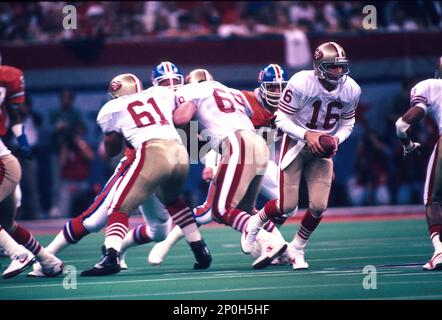 FILE - In this Jan. 28, 1990, file photo, San Francisco 49ers quarterback Joe  Montana throws a pass during the first half against the Denver in Super Bowl  XXIV in New Orleans.