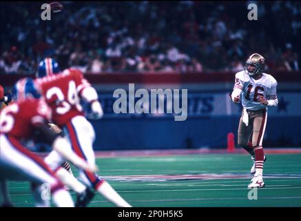 28 Jan 1990: Quarterback Joe Montana of the San Francisco 49ers is