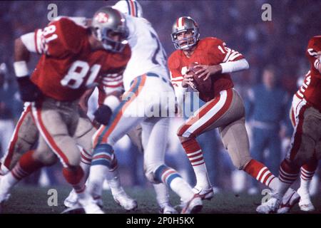 Joe Montana San Francisco 49ers v Miami Superbowl 1985