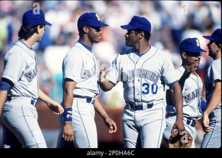 Ken Griffey Jr, Seattle Mariners Stock Photo - Alamy