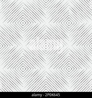 Hand drawn diagonal lines on a white background. Seamless pattern. Vector illustration Stock Vector