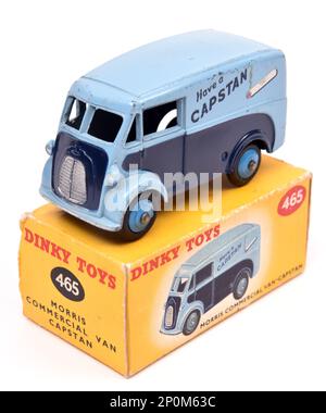 Dinky Toys 465 Morris Commercial Van advertising Capstan Cigarettes Stock Photo