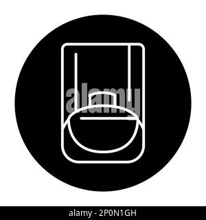 Motion sensor olor line icon. Pictogram for web page. Stock Vector