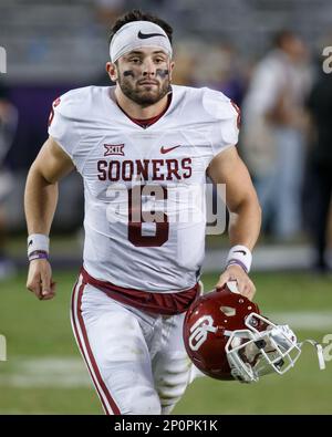 Oklahoma Sooners #6 Baker Mayfield White NCAA College Football