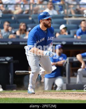 New York Yankees catcher Russell Martin #55 during a game against the  Baltimore Orioles at Yankee Stadium on September 5, 2011 in Bronx, NY.  Yankees defeated Orioles 11-10. (Tomasso DeRosa/Four Seam Images