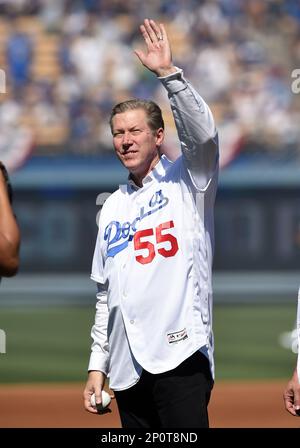 July 29, 2023, Los Angeles, California, USA: Orel Hershiser throws