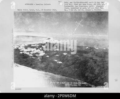 Hawaii - Lanai Island, Aerial Photograph. Stock Photo