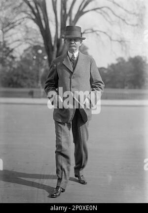 Thomas Riley Marshall, Vice President of The United States, 1914. Governor of Indiana, 1909-1913; US Vice President 1913-1921. Stock Photo