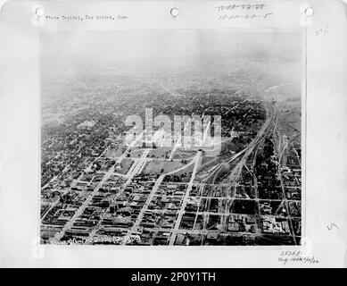 Iowa - Des Moines, Aerial Photograph. Stock Photo