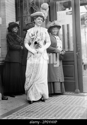 Unidentified Woman at Mrs. Woodrow. Wilson, 1st Breakfast, 1913. Stock Photo