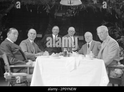 Bohemian Club members, portrait photograph, 1927? Stock Photo