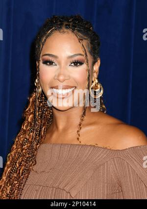 HOLLYWOOD, CALIFORNIA - MARCH 02: Skye Townsend attends the Los Angeles