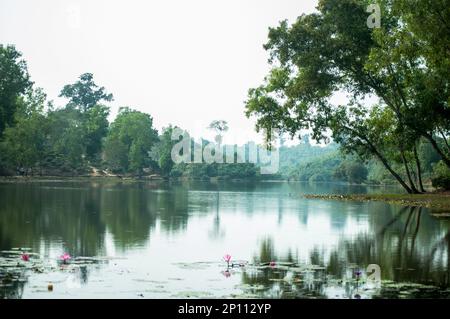 Picture of madhabpur lake in Sylhet, Bangladesh. Stock Photo