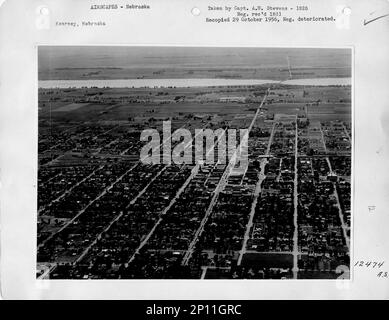 Nebraska aerial Black and White Stock Photos Images Alamy