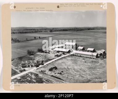 New Jersey - Trenton, Aerial Photograph. Stock Photo