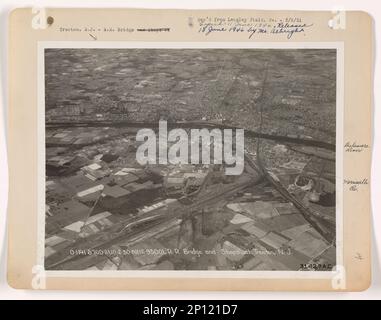 New Jersey - Trenton, Aerial Photograph. Stock Photo