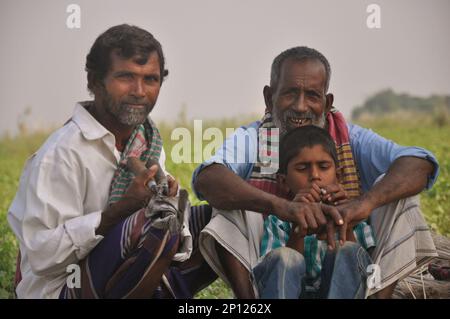 Picture of refugee people in Bangladesh. Stock Photo