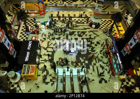 Pictures of basundhara city a biggest shopping mall in Bangladesh. Stock Photo