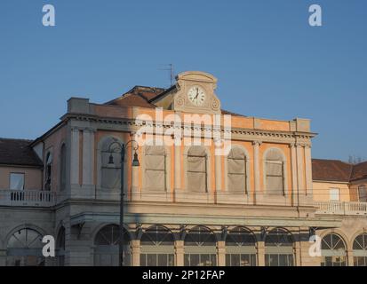 Former Torino Porta Susa railway station in Turin, Italy Stock Photo