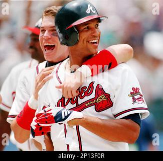 Tampa Bay Rays infielder Fred McGriff sets for play in an MLB game in St.  Petersburgh, Fl. (Al Messerschmidt via AP Stock Photo - Alamy