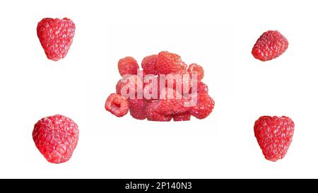 Raspberry isolated on white background Stock Photo