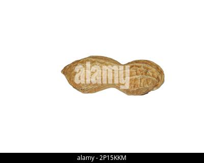 Peanuts in shell isolated on white background Stock Photo