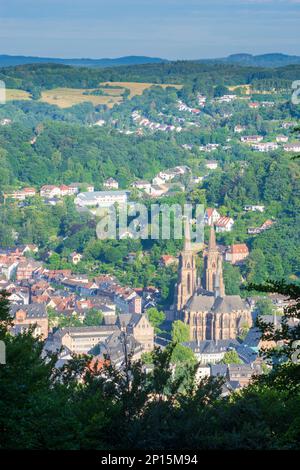 Marburg: Elisabethkirche (St. Elizabeth's Church) in Lahntal, Hessen, Hesse, Germany Stock Photo