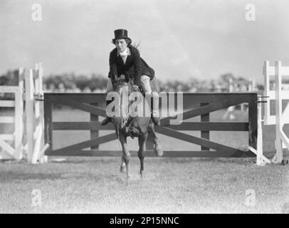 East Hampton horse show, 1934. Stock Photo