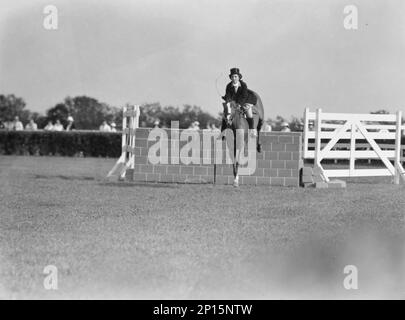 East Hampton horse show, 1934. Stock Photo