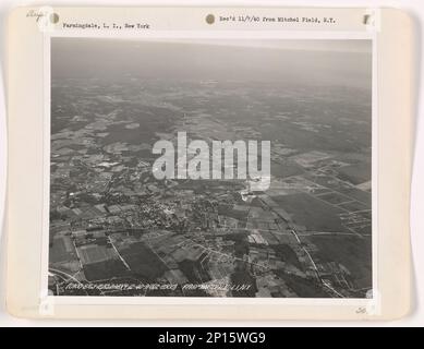 New York - Farmingdale, Aerial Photograph. Stock Photo