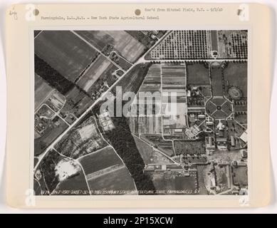 New York - Farmingdale, Aerial Photograph. Stock Photo