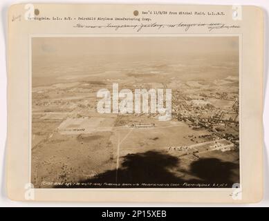 New York - Farmingdale, Aerial Photograph. Stock Photo