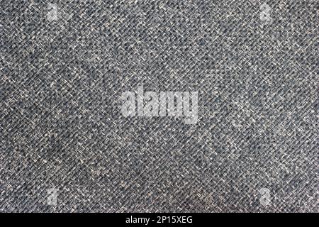 Grey cloth fabric background texture macro top view. Stock Photo