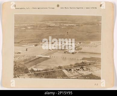 New York - Farmingdale, Aerial Photograph. Stock Photo