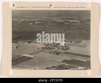 New York - Farmingdale, Aerial Photograph. Stock Photo