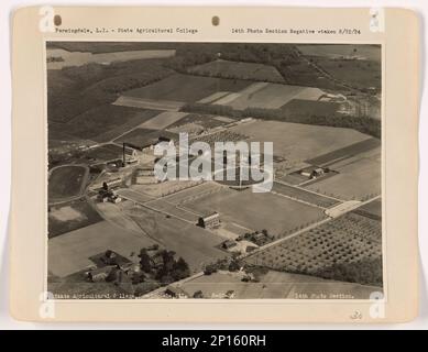 New York - Farmingdale, Aerial Photograph. Stock Photo