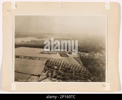 New York - Farmingdale, Aerial Photograph. Stock Photo