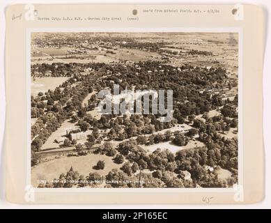 New York - Garden City, Aerial Photograph. Stock Photo