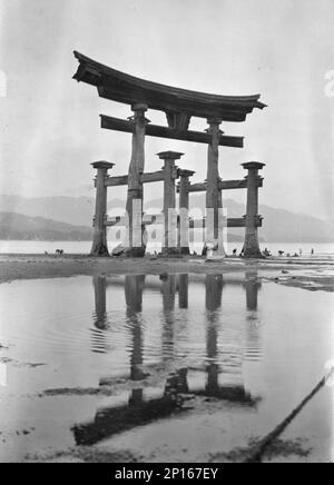 Itsukushima Shinto Shrine, Japan, 1908. Stock Photo