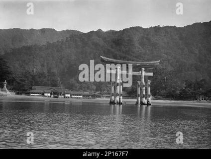 Itsukushima Shinto Shrine, Japan, 1908. Stock Photo