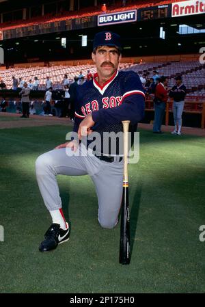 Chicago White Sox Coach Bill Buckner during a game at Anaheim