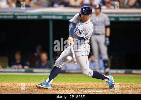 17 JUN 2016: Brad Miller of the Rays sporting the Orlando Rays hat