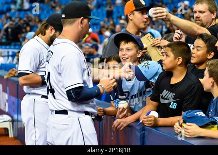 Fans receive San Francisco Giants Pride Jerseys as part of the