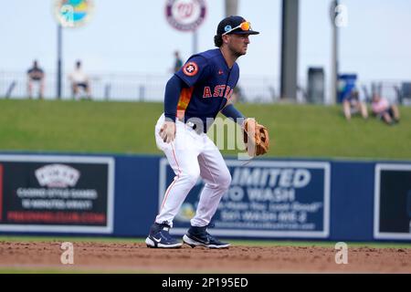 Houston, United States. 06th May, 2022. Houston Astros third baseman Alex  Bregman (2) taking infield practice before the MLB game between the Houston  Astros and the Detroit Tigers on Thursday, May 6