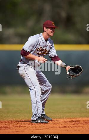 Central Michigan Chippewas shortstop Zach McKinstry (8) catches a pickoff  attempt at second base against the Michigan Wolverines on March 29, 2016 at  Ray Fisher Stadium in Ann Arbor, Michigan. Michigan defeated