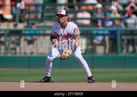 FORT MEYERS, FL - MARCH 07: Baltimore Orioles short stop Jackson